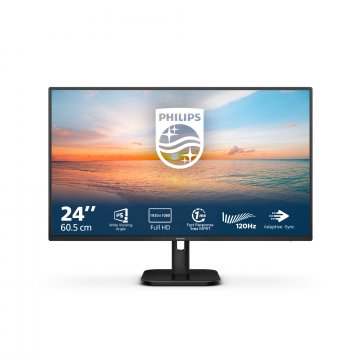 PHILIPS Monitor 24E1N1100A 23.8", 1920x1080 (FHD), IPS, 100Hz, 4ms (1ms MPRT), Adaptive Sync, 250 cd/m2, 1300:1, VGA (D-Sub),