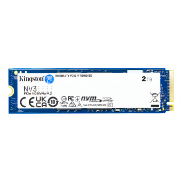 Kingston NV3 2TB M.2 2280 PCIe 4.0 NVMe SSD, čitanje 6000MB/s