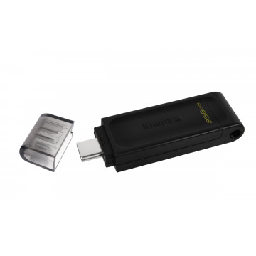 Kingston DataTraveler 70 256GB USB-C 3.2 Gen 1 flash memorija, crna