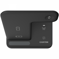 CANYON WS-302 bežični punjač 15W 3in1 | Giga Informatika