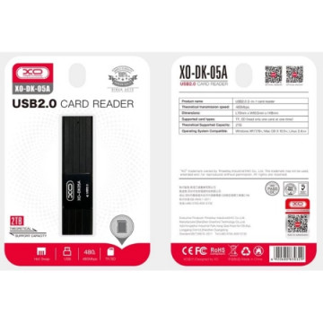 XO 2in1 USB CardReader DK05A | Giga Informatika