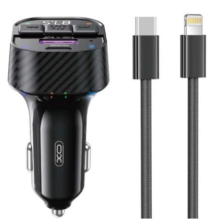 XO BCC17 FM Transmitter Bluetooth + Lightning Cabl | Giga Informatika