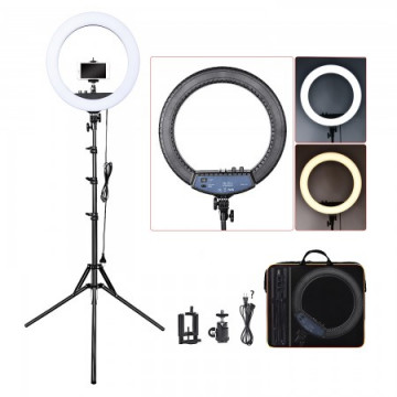 LED Ring Lamp 18" with stand | Giga Informatika