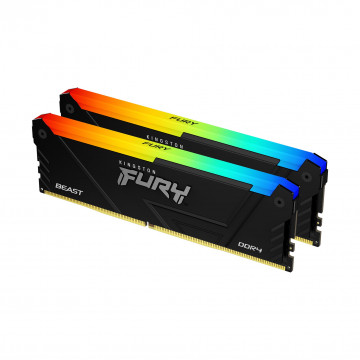 Kingston FURY Beast RGB 16GB DDR4 3200MT/s CL16 DIMM (2x8GB) RAM memorija za PC