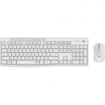 Logitech Tastatura + Miš MK295 Silent Wireless Whi | Giga Informatika