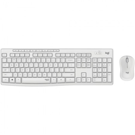 Logitech Tastatura + Miš MK295 Silent Wireless Whi | Giga Informatika