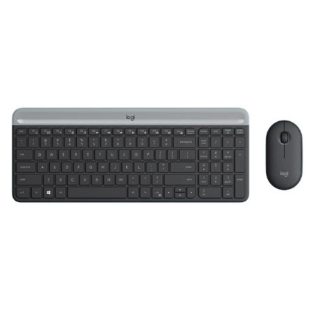 Logitech Tastatura + Miš MK470 Wireless Slim Black | Giga Informatika
