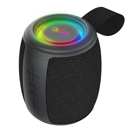 XO Bluetooth Speaker BoomBox F82 Black RGB | Giga Informatika