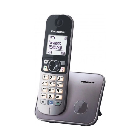 PANASONIC telefon bežični KX-TG6811FXM Metalic Gray | Giga Informatika